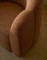 Poltrona Corvena in ciniglia terracotta FSC Mix Credit 85 cm