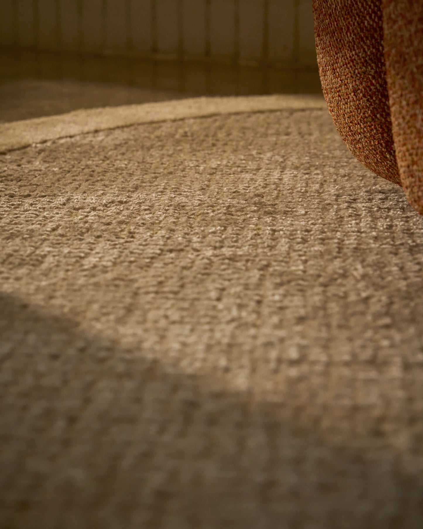 Tappeto Ivena in lana e viscosa beige 160 x 230 cm