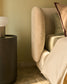Letto sfoderabile con contenitore Nerla in ciniglia beige per materasso 180 x 200 cm