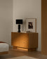 Cassettiera Norlen 6 cassetti in impiallacciato di rovere con finitura naturale FSC Mix Credit 120 x 75 cm