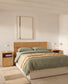 Comodino Helvine 1 cassetto in impiallacciato di rovere 45 x 52 cm FSC 100%