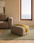 Poggiapiedi Blok in ciniglia marrone 90 x 74 cm FSC Mix Credit