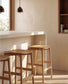 Lampada da soffitto Drava in ceramica bordeaux