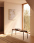 Quadro astratto Silpa beige 60 x 90 cm