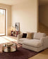 Divano Vera 3 posti con chaise longue destra beige 232 cm FSC Mix Credit