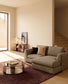 Divano Vera 3 posti con chaise longue destra marrone chiaro 232 cm FSC Mix Credit
