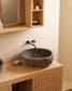 Lavabo da appoggio Tetsu in pietra Ø 40 cm