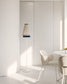 Lampada da terra Yuvia in cotone finitura beige e blu