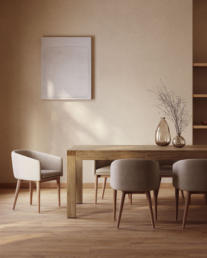 Tavolo allungabile Briva impiallacciato rovere finitura naturale 200 (280) x 100 cm