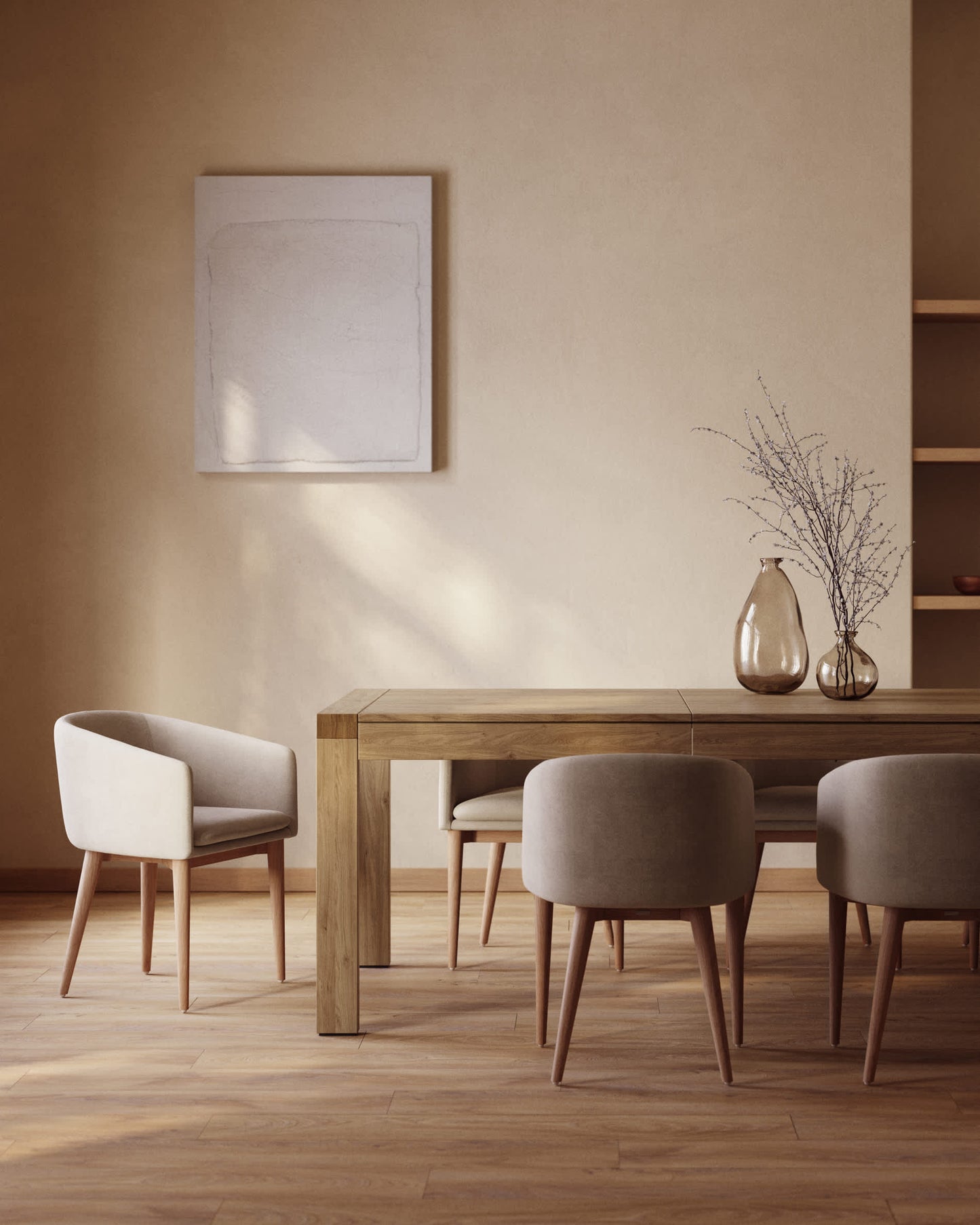 Tavolo allungabile Briva impiallacciato rovere finitura naturale 180 (230) x 90 cm