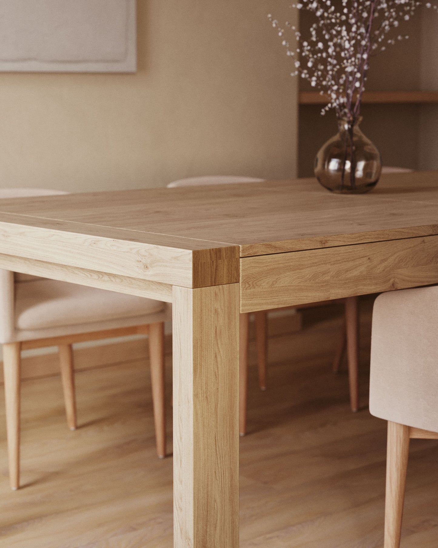 Tavolo allungabile Briva impiallacciato rovere finitura naturale 200 (280) x 100 cm