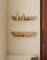 Mensola Salaya in legno compensato di frassino con finitura naturale 60 x 12 cm