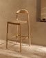 Sgabello Nina in legno massello di acacia altezza 76 cm