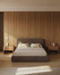 Letto sfoderabile Martina in montone sintetico marrone per materasso da 160 x 200 cm FSC Mix Credit