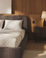 Letto sfoderabile Martina in montone sintetico marrone per materasso da 180 x 200 cm FSC Mix Credit