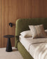 Letto sfoderabile Martina in montone sintetico verde scuro per materasso da 160 x 200 cm FSC Mix Credit