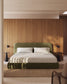Letto sfoderabile Martina in montone sintetico verde scuro per materasso da 180 x 200 cm FSC Mix Credit