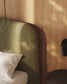 Letto sfoderabile Martina in montone sintetico verde scuro per materasso da 180 x 200 cm FSC Mix Credit