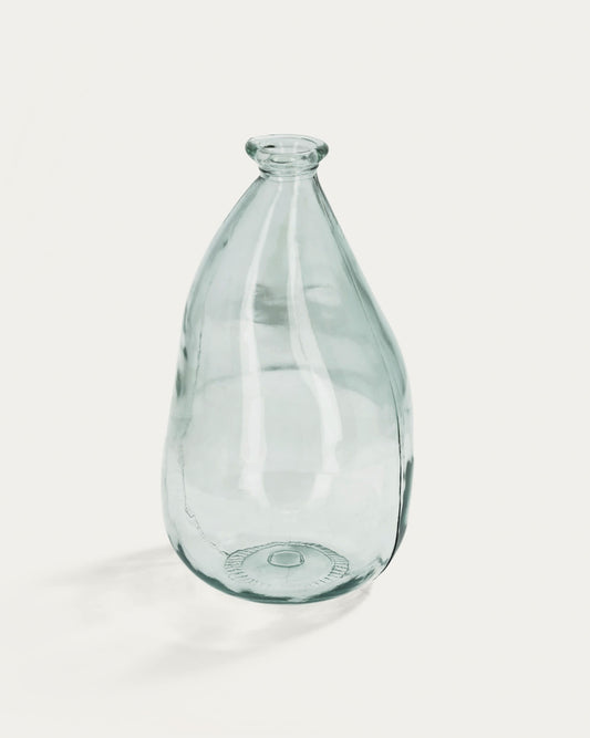 Vaso Brenna medio trasparente in vetro 100% riciclato