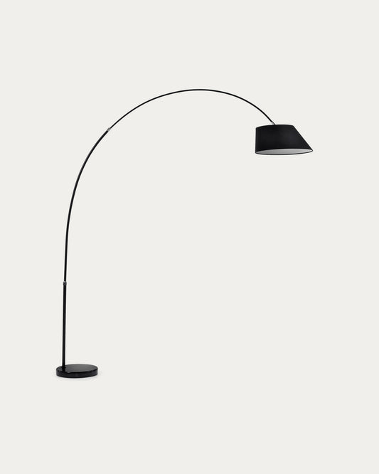 Lampada da terra May, nero