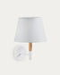 Lampada da parete Orsen bianco