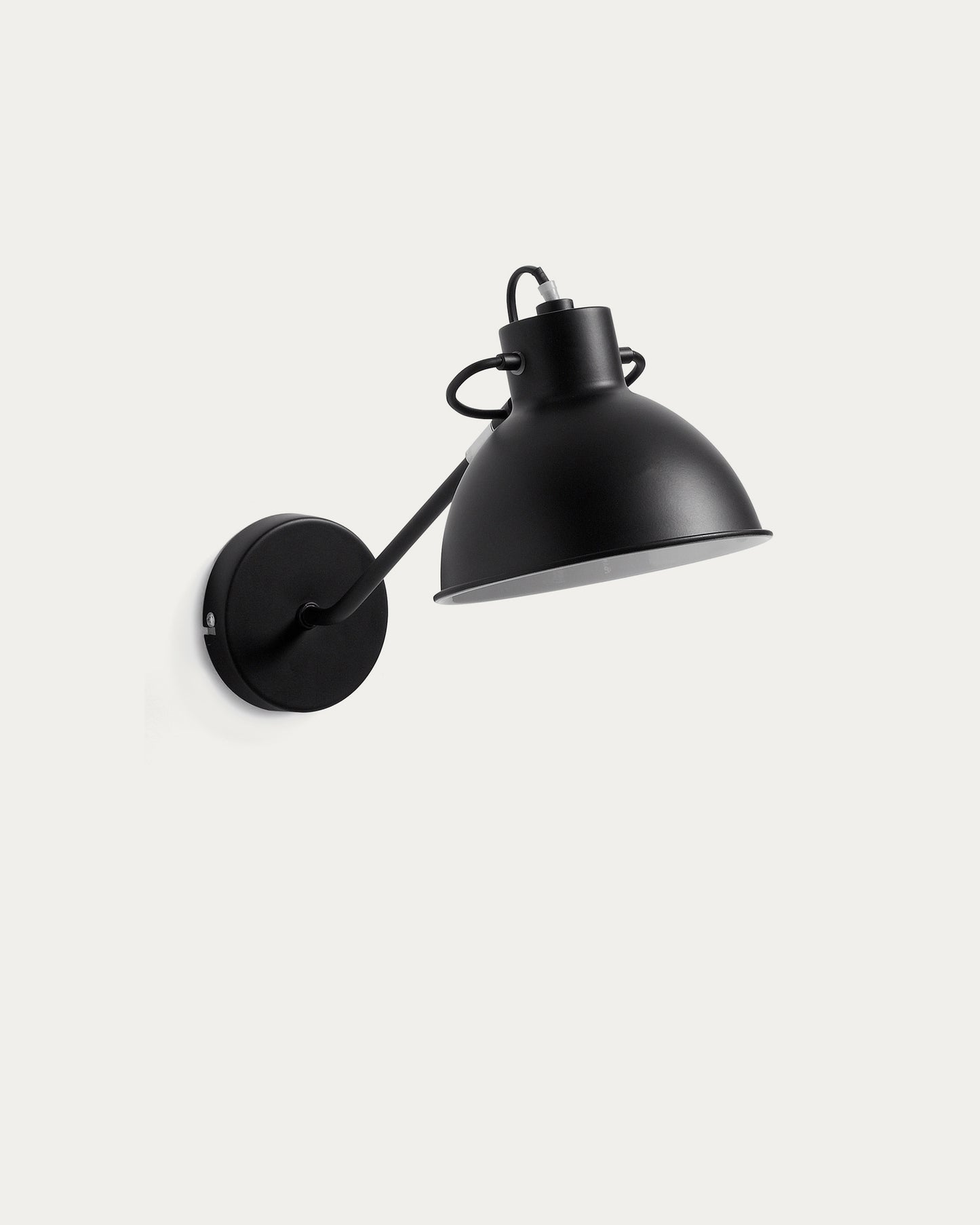 Lampada da parete Offelis nero