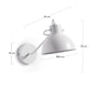 Lampada da parete Offelis bianco