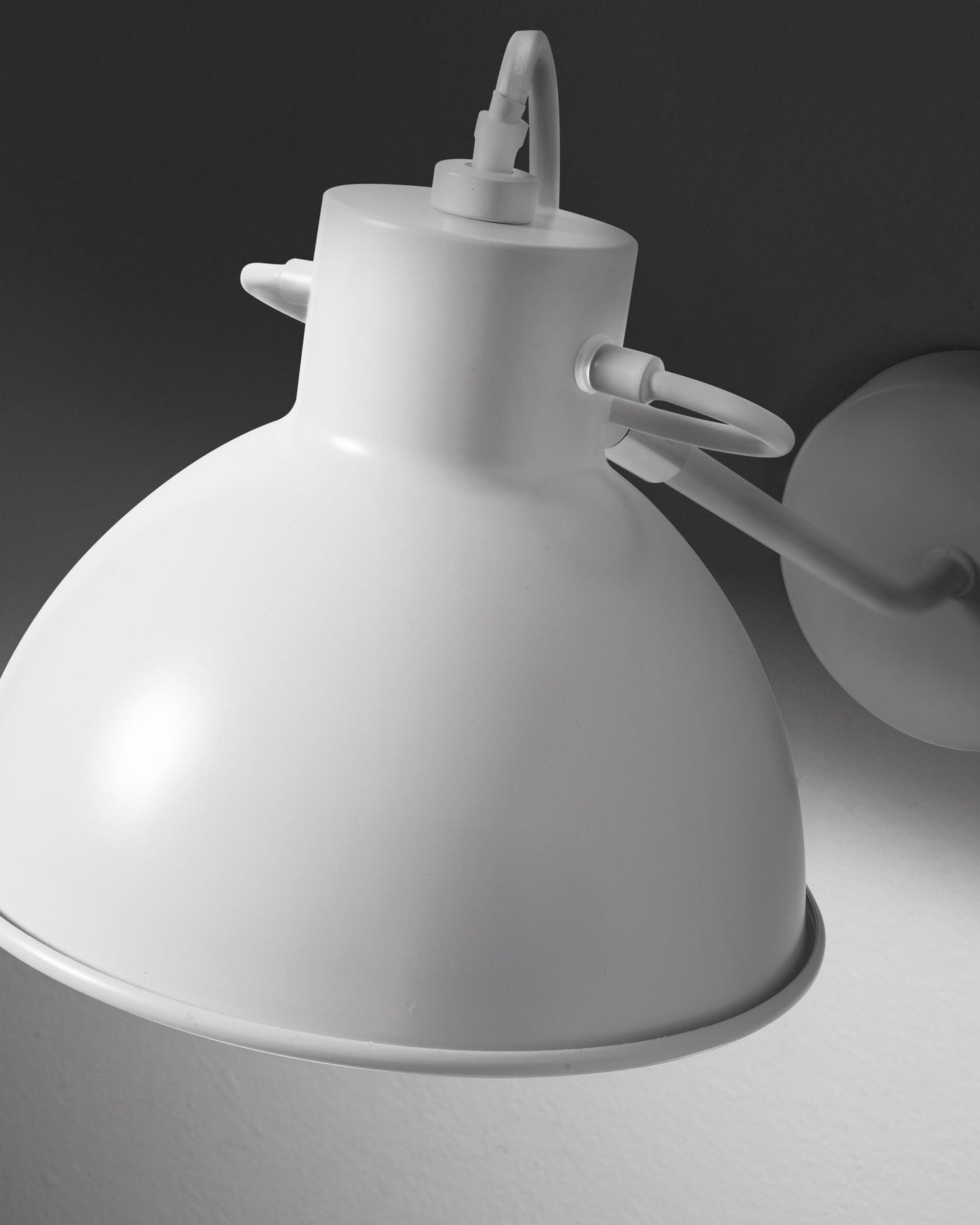 Lampada da parete Offelis bianco