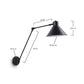 Lampada da parete Dione nero