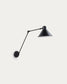Lampada da parete Dione nero
