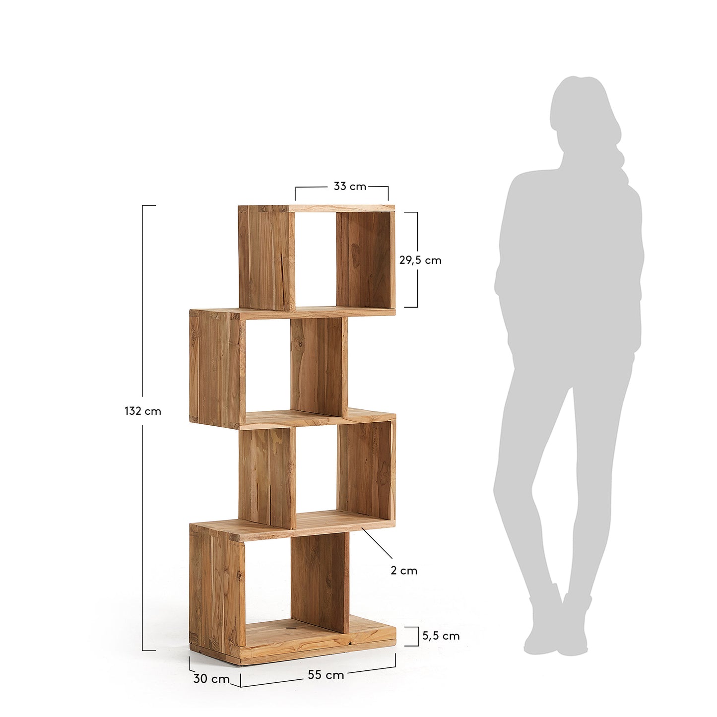 Libreria Aroba 55 x 132 cm