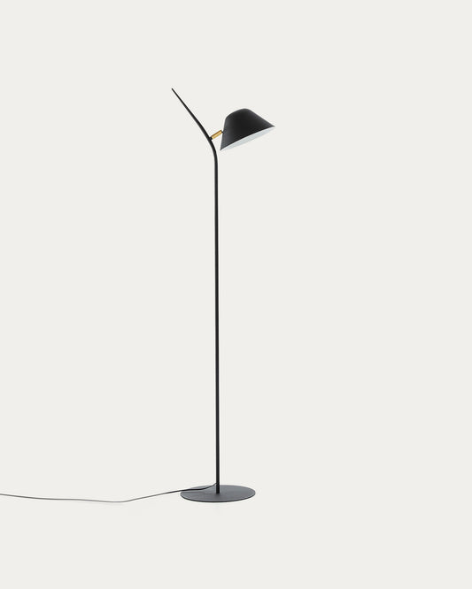 Lampada da terra Aurelia nero