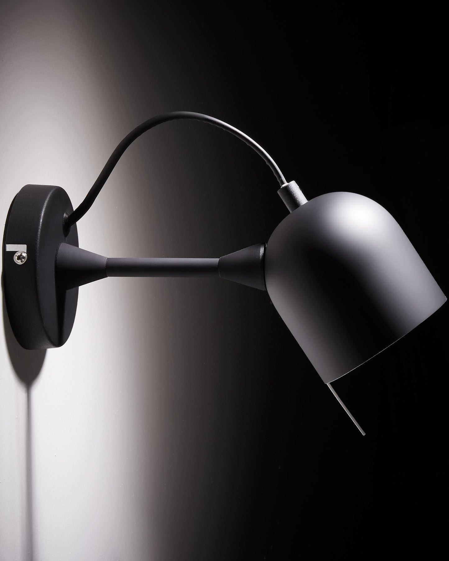 Lampada da parete Lucilla nero