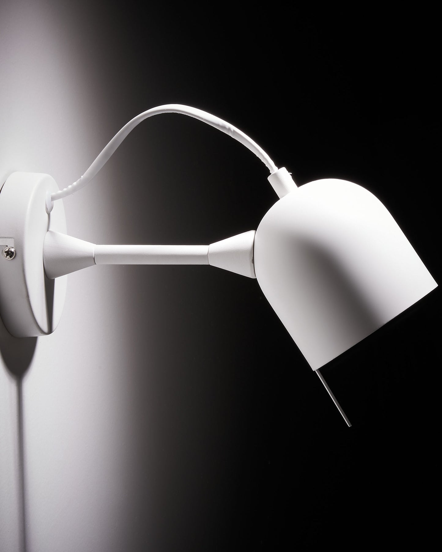 Lampada da parete Lucilla bianco