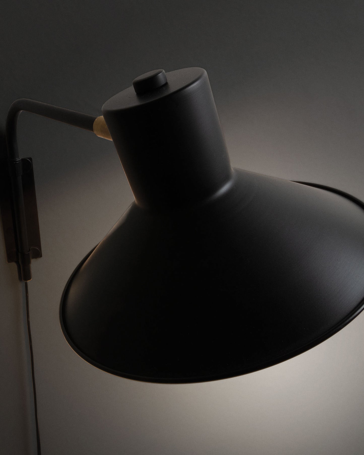 Lampada da parete Aria piccolo nero
