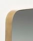 Specchio de parete Marco in metallo dorato 30 x 100 cm dorato