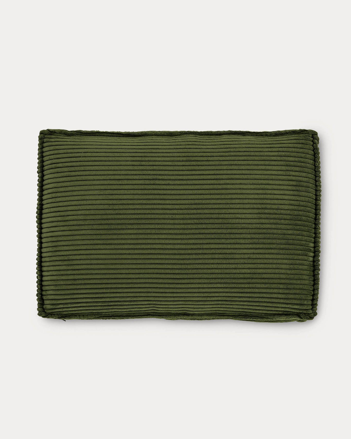 Cuscino Blok in velluto a coste spesso verde 40 x 60 cm