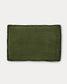 Cuscino Blok in velluto a coste spesso verde 40 x 60 cm