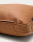 Cuscino Blok in pelle marrone 50 x 60 cm