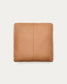 Cuscino Blok in pelle marrone 60 x 60 cm
