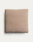 Cuscino Blok in ciniglia marrone 60 x 60 cm
