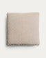 Cuscino Blok in ciniglia beige 60 x 60 cm
