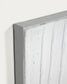 Quadro Basilisa bianco e grigio 90 x 90 cm