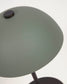 Lampada da tavolo Aleyla in metallo con finitura verde