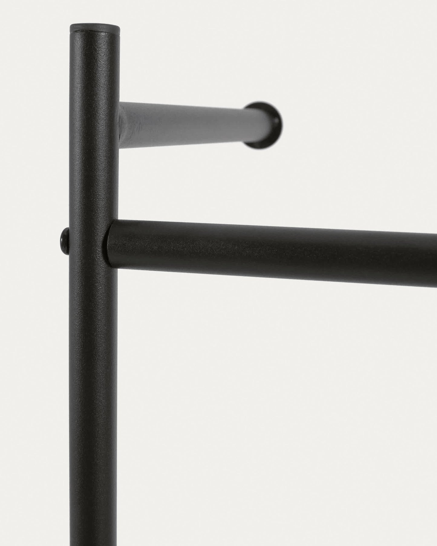 Stand appendiabiti Galatia finitura verniciata nera 60 x 162 cm