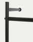 Stand appendiabiti Galatia finitura verniciata nera 60 x 162 cm