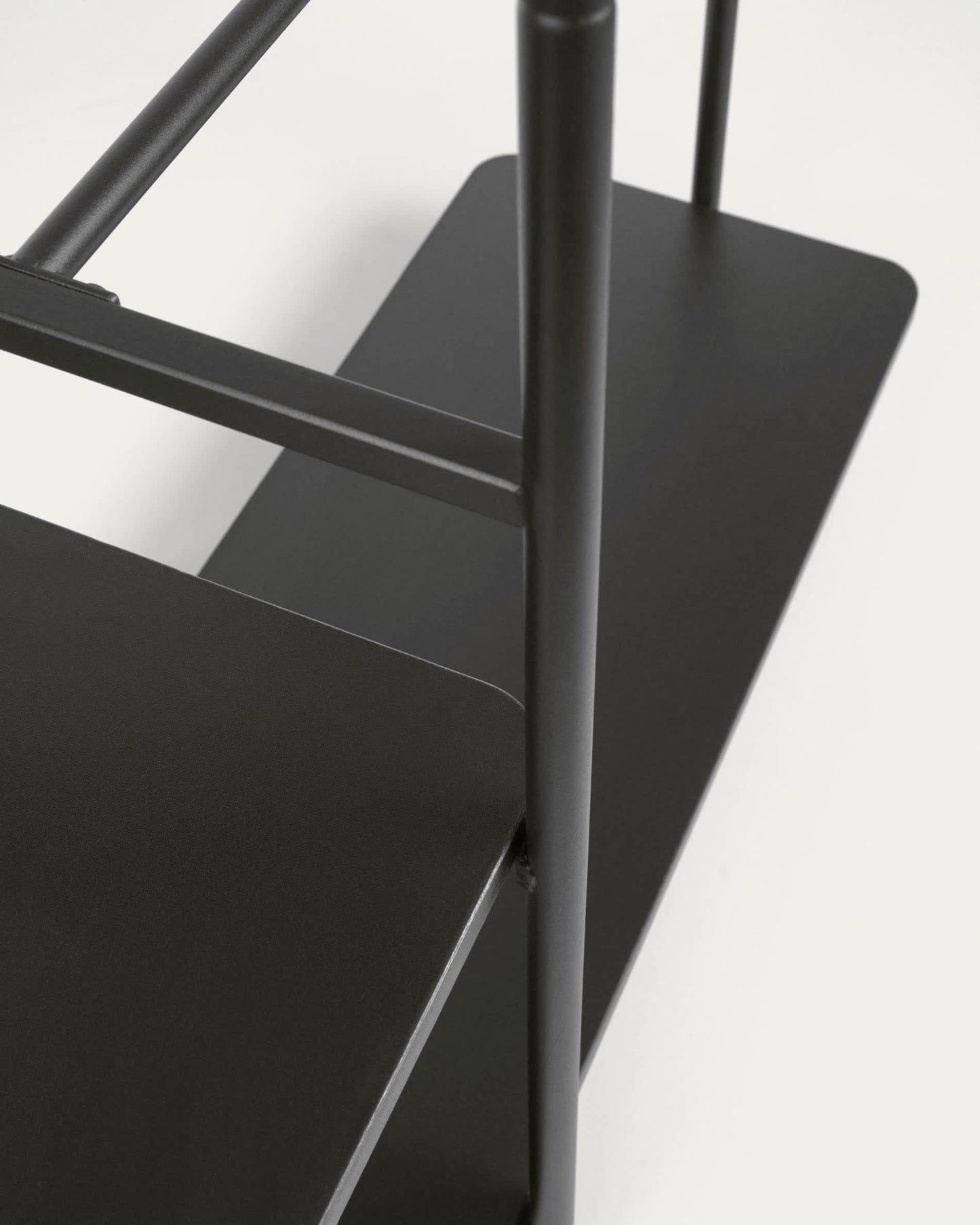 Stand appendiabiti Galatia con panca finitura nera 100 x 150 cm