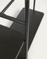 Stand appendiabiti Galatia con panca finitura nera 100 x 150 cm