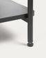 Stand appendiabiti Galatia con panca finitura nera 100 x 150 cm