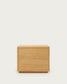 Comodino Abilen impiallacciato rovere 53 x 44 cm